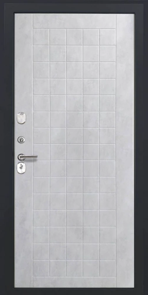Входная дверь ДвериПРО Термо серебро ФЛ-256 (10мм, Бетон снежный) DPRO227576 внутренняя сторона