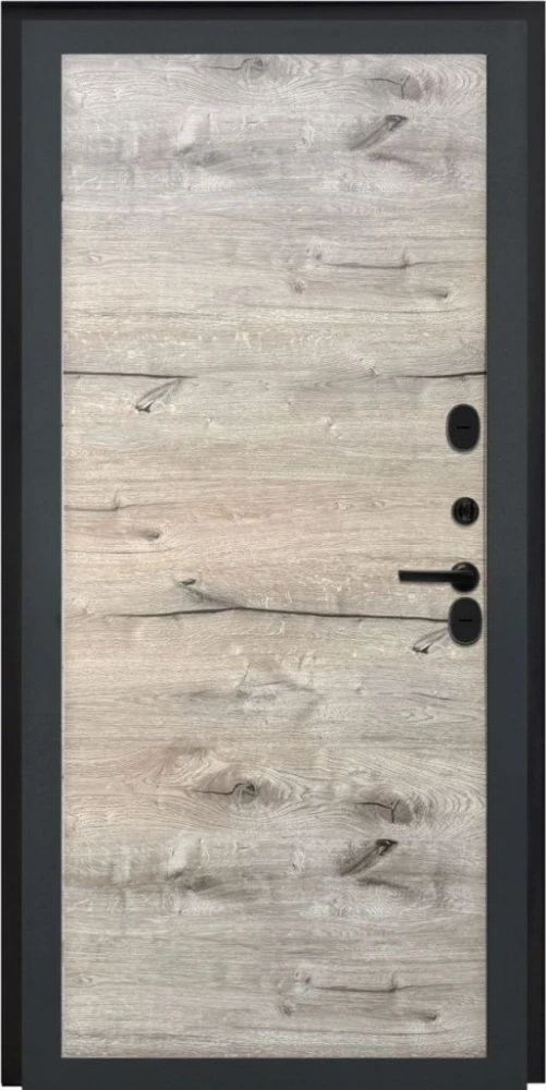 Входная дверь ДвериПРО Модель Л-48 Без фрезеровки Дуб пацифик горизонт DPRO228212 внутренняя сторона